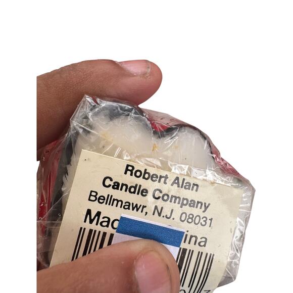 Vintage Robert Alan Foam Wax Novelty 4" Candles Santa Frosty Snowman - Picture 4 of 5